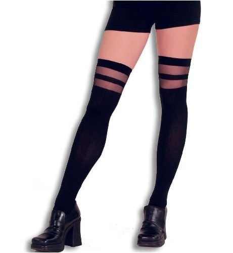 Preisvergleich Produktbild Edel Over-Knees Strümpfe schwarz