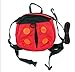 HuntGold Ladybug Style Kid Child Toddler Safety Harness Backpack Bag Lead Strap Knapsack(Lead Strap: Random Color)