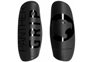 HONBEANIFY JMX PANTHERGRIP Schienbeinschoner Anti-Rutsch Schwarz - die Höhle der Löwen 2020 (Schwarz, S)