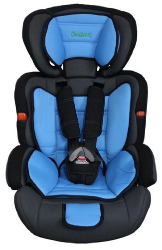 Kindersitz Auto Kinder Sitz ECE 44-04 neu Autositz BLAU GEPOLSTERT