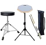 + KEEPDRUM KD-SH200 Drumhocker Rundsitz Schlagzeug Hocker
