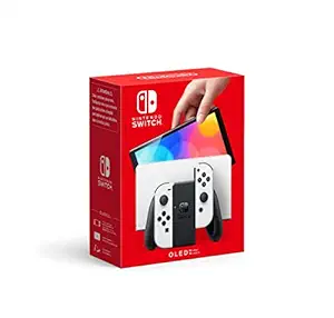 Nintendo Oled With White Joy Cons (2022)