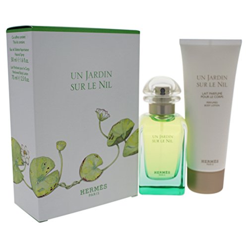 Hermes Un Jardin Sur Le Nil Gift Set 50ml EDT + 75ml Body Lotion