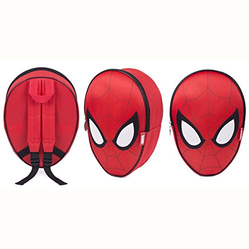 Preisvergleich Produktbild 3D Spiderman's Kopf geformter Rucksack