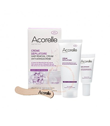 Acorelle Crème Dépilatoire Visage & Zones Sensibles 75 ml