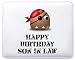 Produktbild Mo44 Mauspad mit Aufschrift Happy Birthday Son In Law, Pirat, personalisierbar