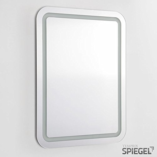 LED Badspiegel beleuchtet Perfekt Badezimmerspiegel mit Beleuchtung 80 x 60 cm - 3