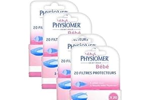 Physiomer Filtres Protecteurs pour Physiomer Mouche Bébé - Lot de 4 boites de 20 Filtres Protecteur
