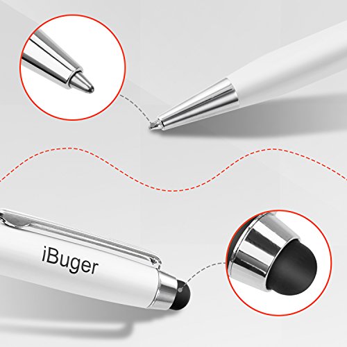 Touchstift fÃ¼r Smartphone,iBuger Eingabestift Touchpen Stylus mit kugelschreiber fÃ¼r Iphone 8 7 7s 6 6s 5 6s 4 4s plus, Ipad 5 4 3 Pro Mini Air, Samsung Galaxy Mate, Huawei Lite P10 P9 P8 P7 und alle Tablets Smartphones