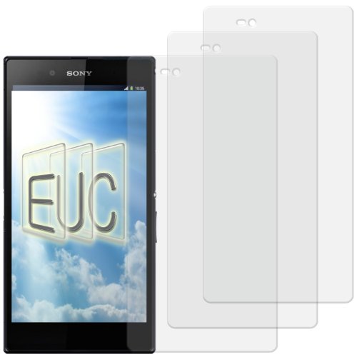 Preisvergleich Produktbild 3 x Displayschutzfolie klar / wie unsichtbar für Sony Xperia Z Ultra