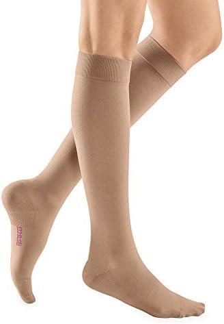 Medius Medi Mediven Comfort Compression Stockings 20-30 Ew Calf Petite Closed Toe Ebony Vi