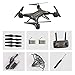 Produktbild WEIWEITOE-DE KY601S RC Professionelle Drohne Mit Schwerkraft FPV Quadcopter 20 Minuten Spielzeit Dual Battery Version Drone Spielzeug, schwarz,