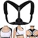 Produktbild obiqngwi Mode Back Posture Corrector Schulterbandage Unisex-Buckelbandage-Stützgürtel - Schwarz