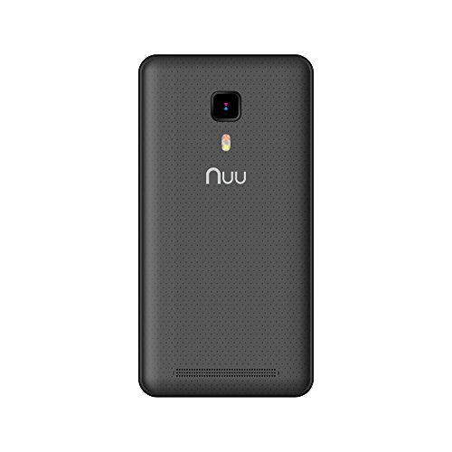 NUU Mobile A1 EU Smartphone, Dual-SIM, Memoria Interna da 4 GB, Nero