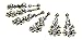 6 X GOLD SILVER BINDI GLITTER CRYSTAL SELF ADHESIVE DIAMANTE GEM BRIDAL TIKKA DOT BOLLYWOOD FESTIVAL (D8)