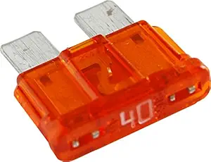 NEXT GEEK Car Mini Fuse Bladeset Fuses- 40 Amp Pack of (40pcs)