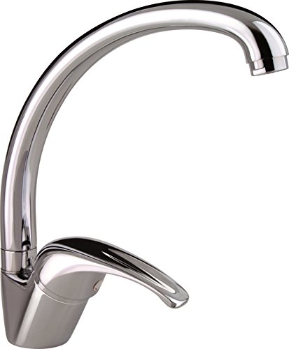 DP Grifería GC-0007 Grifo de fregadero, color plateado