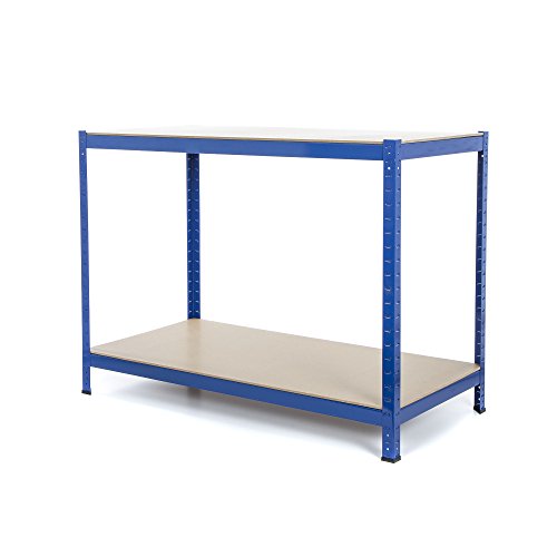 Small Business oder Garage Starter Kits 2 x Regal Buchten & 1 Werkbank 450 mm tief + kostenlose Lieferung am nächsten Tag) - 3