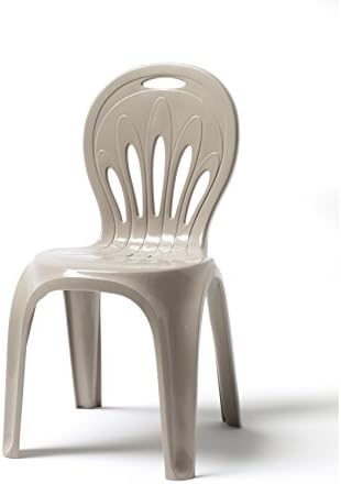 Stella Di Mare Outdoor Stacking Outdoor Dining Chair with Anti static finish (100% Waterproof, Colour: Cocoa)