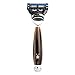 Muhle VIVO Faux Horn 4 Piece Gillette Fusion Shaving Set with Pure Badger Hair Shaving Brush