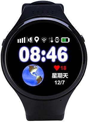 LONGQI WATCH GPS WIFI LBS AGPS Round Dial Silicone Band Smart Tracker Watch for Children