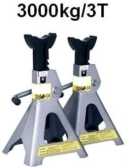 Lifting Jack Professional Support Stands for Cars 2 Pieces 3000 kg Load Capacity