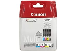 4 oryginalne wkłady atramentowe do Canon PIXMA iP7250/ 8750, iX6850, MG 5450/550/ 5650/6350/ 6450/6650/ 7150/7550, MX725/ 925