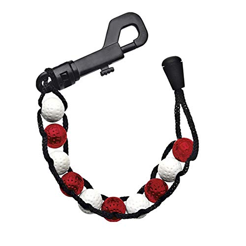 Longridge Golf Zubehör Perle Schlagzähler, Rot/Weiss,