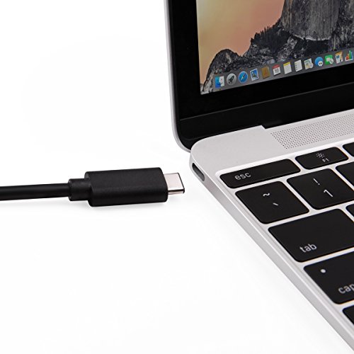 IVSO® New SuperSpeed USB 3.1 Type C 4 Port Hub Adapter USB ladestation Ladegerät Ladestation Ladedock für Apple The new MacBook (2304×1440) 12 Zoll Notbook , Chromebook Pixel 2015, MSI Gaming Notebooks,Surface Pro 4 Tablet PC etc ,Schwarz - 6