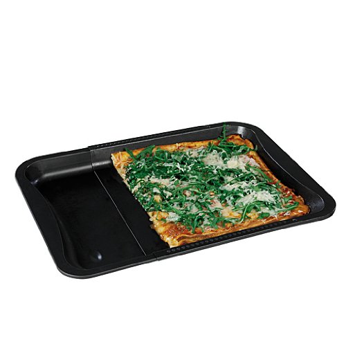 Zenker Ofenblech ausziehbar, rechteckiges Backblech mit Antihaft-Beschichtung zum Kuchenbacken (flexible Maße: 34,5-52 x 33 x 3 cm), Menge: 1 Stück - 6