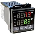 AUBER PID Temperature Controller,W/ 30 RAMP / SOAK,SSR Output, SYL-2352P Black