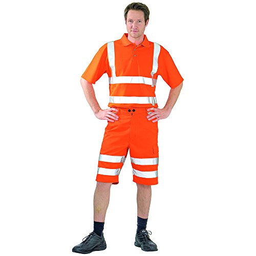 Planam Shorts „Warnschutz“ Größe XXL in orange, 2015060 - 5