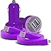 Produktbild (lila) Bush D4 12,7 cm Universal Compact mit 12 V Schnelle Mini Bullet USB Dual Port In Car Charger & 2 x Micro-USB-Flat 1 Meter Daten kompatibel PC Tablet Ladekabel Exklusiv auf I – Tronixs