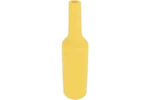 CCYLEZ Bouteille de Barman, Nettoyage Simple en Silicone, Incassable, Résistante aux Chutes, Bouteille Pratique de Barman pour Bar (YELLOW)