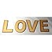 4 x 25mm (1 inch) high MDF Letters and numbers in font of your choosing