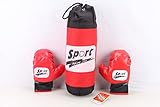 HomeStoreDirect ® KIDS CHILDRENS SPORT BOXING PUNCH BAG AND GLOVES HANGING BOXING PLAY SET