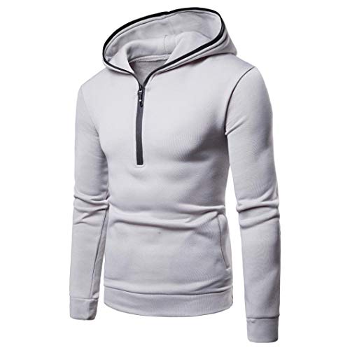 Preisvergleich Produktbild Btruely Kapuzenpullover Herren Sweatshirt Herbst Langarmshirt Männer Outwear Langarm T-Shirt Hooded Pullover Basic Hoodie