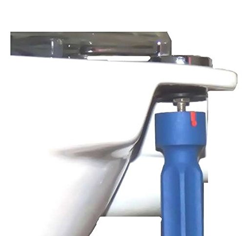 Dadusto WC Sitz Montageschlüssel (1 Stück) + 4 WC-Einsätze davon sind 2 Stück mit einem Innenloch 8mm und einem Aussendurchmesser von 14mm und 2 Stück mit einem Innenloch 6mm und einem Aussendurchmesser von 14mm) - 6