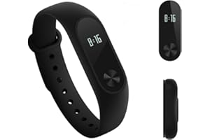 ANGGO Fitness Tracker,Original Xiaomi Mi Band 2 Pulsera Bluetooth 4.0 con Pantalla OLED Ritmo cardíaco Inteligente Resistente al Agua Smart Electronics Sports Pedometer para Mujeres, niños y Hombres