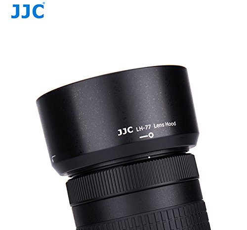 JJC Lh-77  d  di   Pare-Soleil pour Nikon AF-P DX NIKKOR 70   300  mm f 4 5   6 3  G Ed VR  Nikon AF-P DX NIKKOR 70   300  mm f 4 5   6 3  G Ed Objectif  remplace Nikon Hb-77  Pare-Soleil