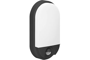 ADVITI NEFRYT LED 15W Oprawa Ogrodowa z Czujnikiem Ruchu 1100lm IP54 4000K (Czarny)