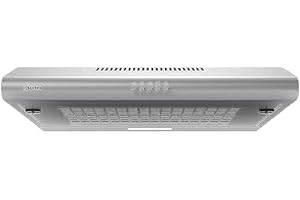Midea 60 cm Conventional Re-Circulating Hood, Silver - 60F15, 1 Year Warranty