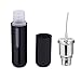 Mudder Travel Refillable Mini Perfume Atomizer Bottle Spray 6 ml, Black