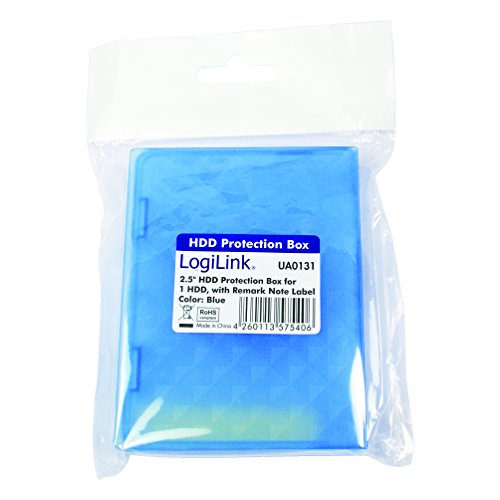 LogiLink UA0131 Festplatte Schutzhülle für 1x 6,4 cm (2,5 Zoll) HDD, blau - 3