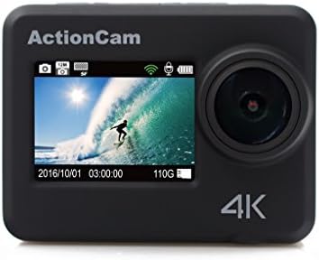 KOONLUNG A12 4K WIFI Sports Action Camera Ultra HD Waterproof DV Camcorder 12MP 170 Degree Wide Angle.Waterproof 40M DVR