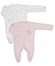 Nursery Time Twin Pack Adorable Sleepsuits