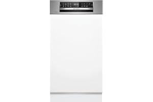 Bosch Serie 6, Teilintegrierter Geschirrspüler, 45 cm, Edelstahl, SPI6ZMS29E