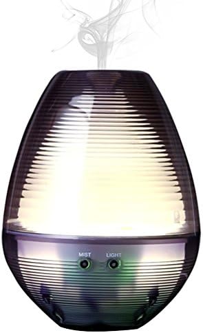 Cool Mist Humidifier, Aroma Essential Oil Diffuser with Adjustable Mist Mode,Low Water Protection, Whisper Quiet with LED Night Light,180ml Portable Ultrasonic Air Humidifiers (Purple-180ml)