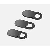 Ayex Web Kamerası Kapağı, Webcam Cover, Notebook, Laptop, Macbook, Telefon, Tablet İ&ccedil;in Kamera Kapatıcı, Gizleyici Siyah (3 A