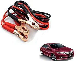 WolkomHome Jumper Cable Booster cable car Battery charger 500-Amp to 700-Amp Capacity 2-mtr for Honda City Ivtec 2016